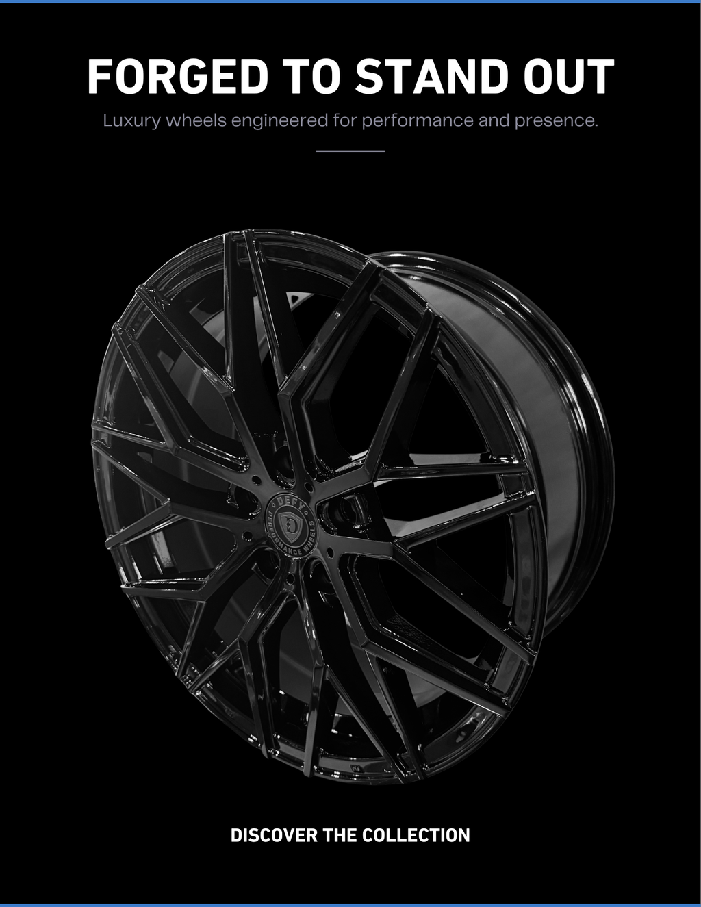 DEFY-WHEELS D07 GLOSS BLACK 17X7.5 5X4.5