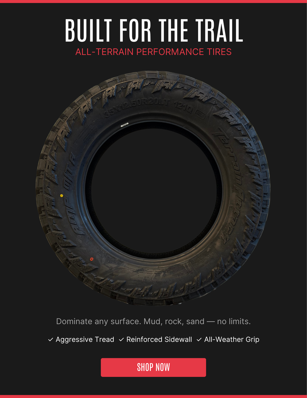 LT35X12.50R20 AMP TERRAIN ATTACK M/T