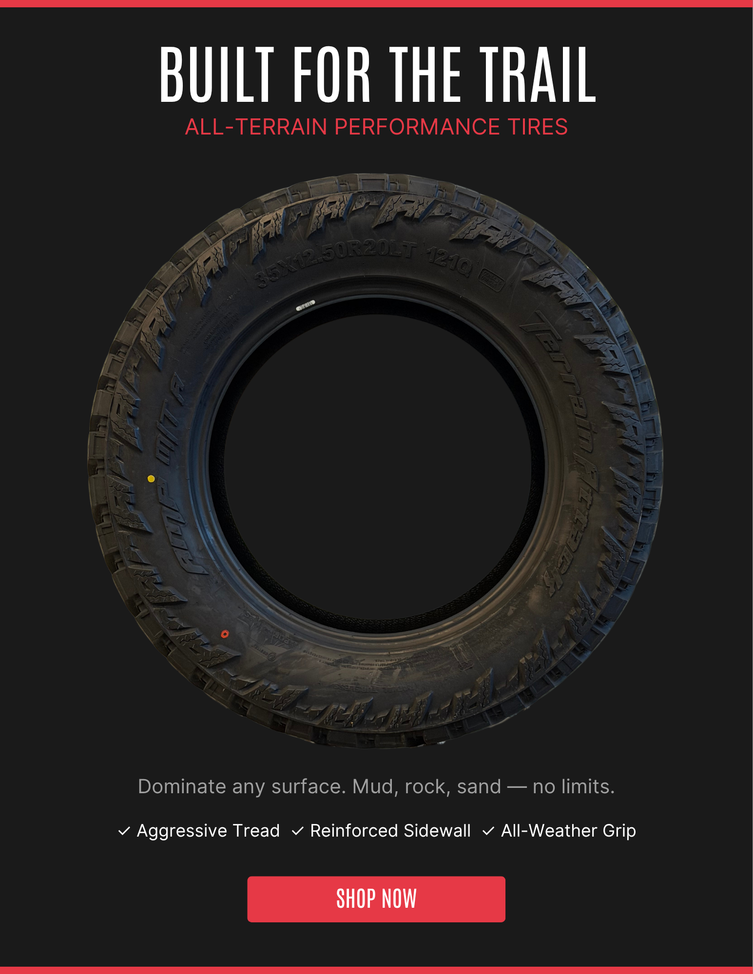 LT35X12.50R20 AMP TERRAIN ATTACK M/T