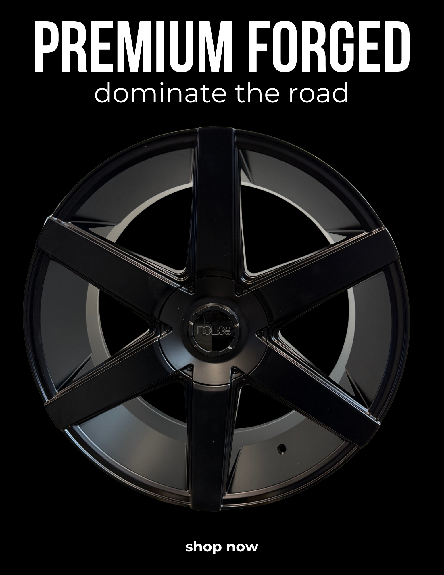 DOLCE-DC67 MATTE BLACK 22X9.5 5X115/5X4.75