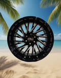 CALI PURGE 9114 GLOSS BLACK/MILLED 20X10