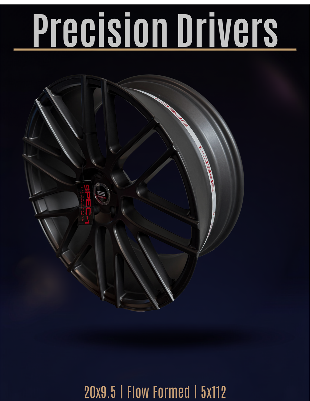 SPEC-1 LUXURY SPL-201 TITANIUM 22X9.0 5X112