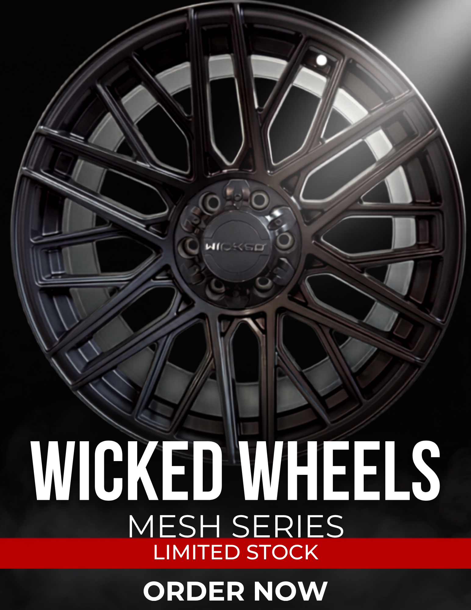 WICKED-OFFROAD W945 GUNMETAL 20X10 6X135/6X139.7