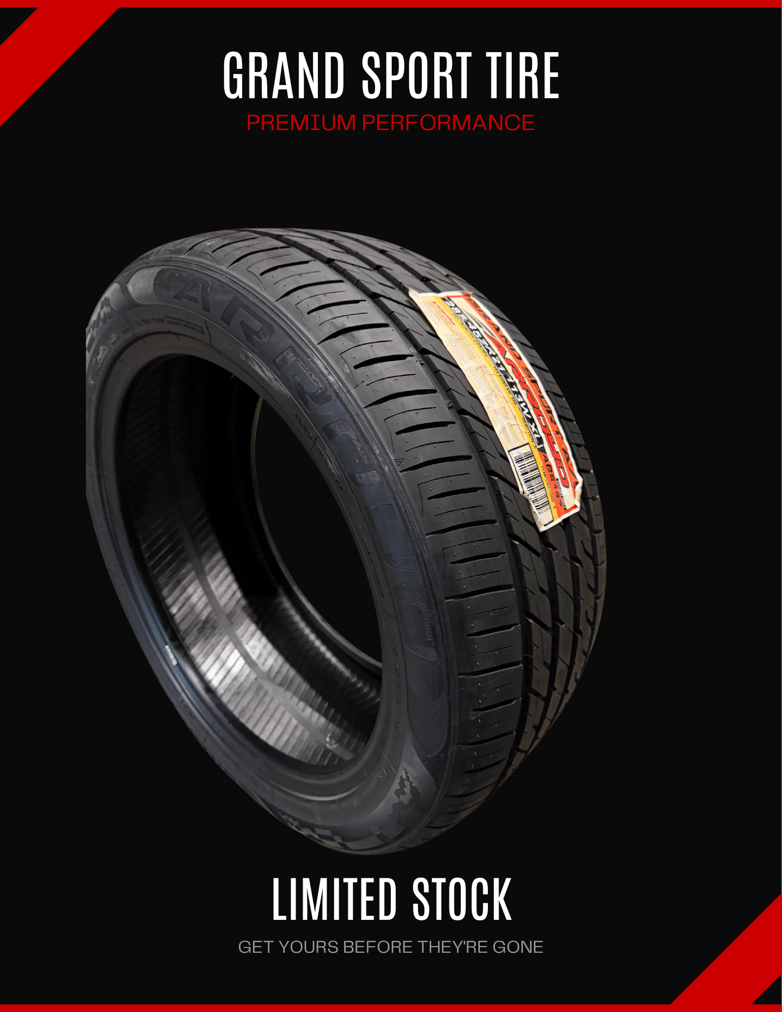 285/45R21 ARROYO GRAND SPORT A/S 113W XL 500