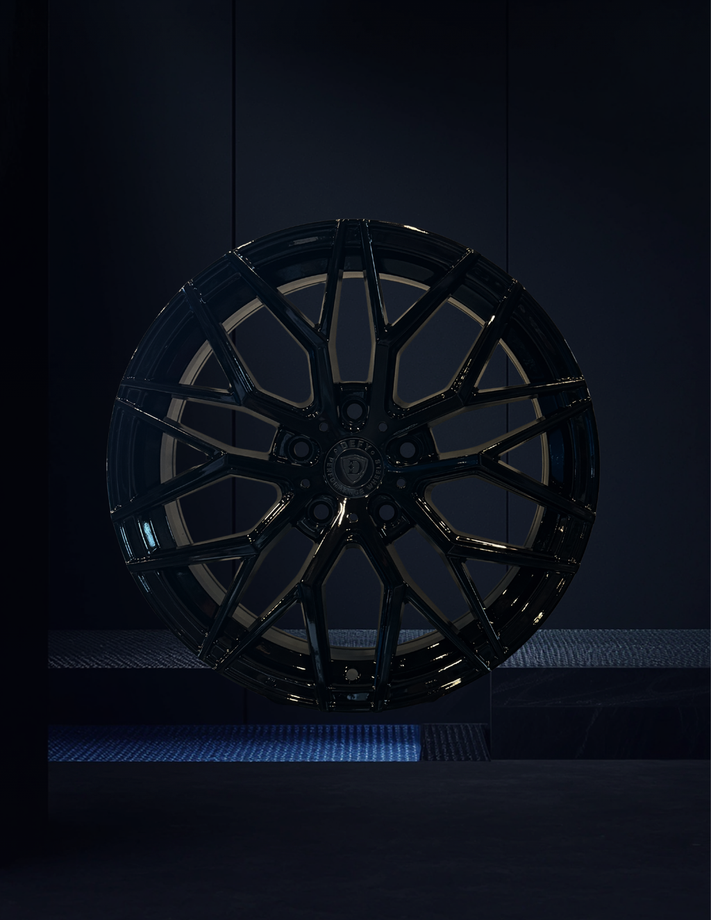 DEFY-WHEELS D07 GLOSS BLACK 17X7.5 5X4.5