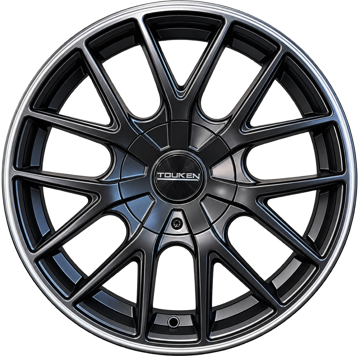 TOUREN TR60 3260 17X7.5 5X100/5X114.3 +42 CB-72.62 ***MATTE BLACK/MACHINED RING** [3260-7703MB]