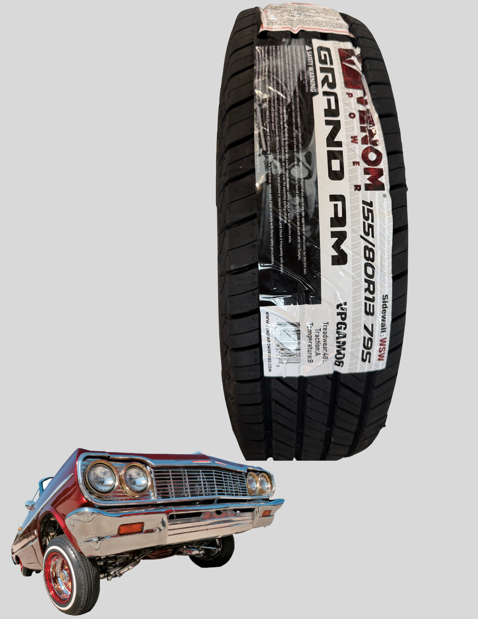 NEW 155/80R13 VENOM POWER GRAND AM!!!!